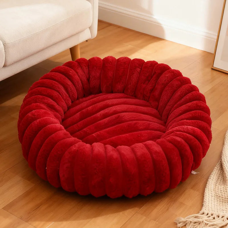 Le Donut Sleepy Buddy — panier rond tout doux