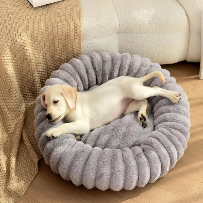 Le Donut Sleepy Buddy — panier rond tout doux