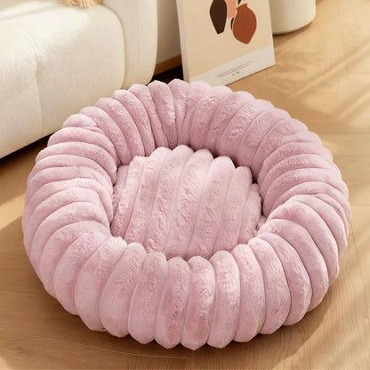 Le Donut Sleepy Buddy — panier rond tout doux