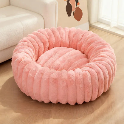Le Donut Sleepy Buddy — panier rond tout doux