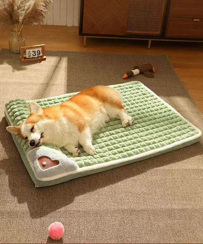 Le Tapis Sieste Sleepy Buddy — matelas déhoussable avec coussin pour chien