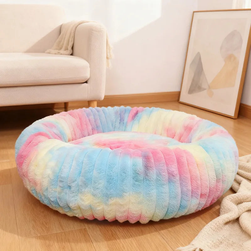 Le Donut Sleepy Buddy — panier rond tout doux