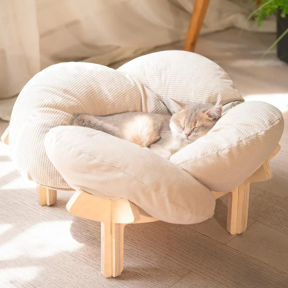 La Corolle Sleepy Buddy — lit pour chat en bouleau