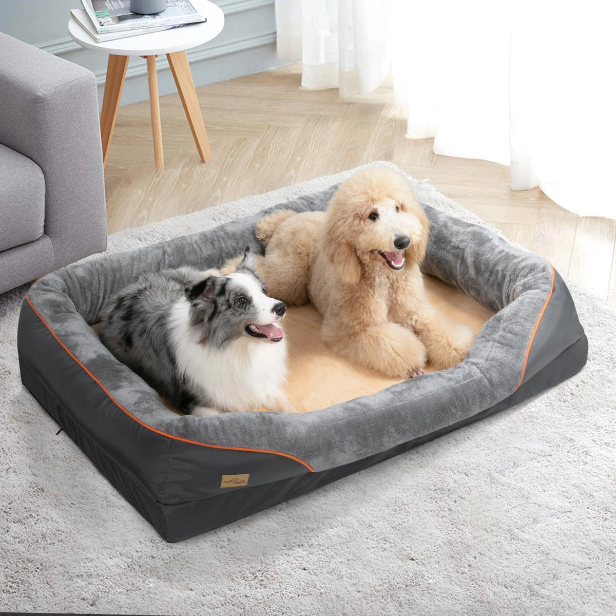 Le Nid Robuste Sleepy Buddy — panier à hauts rebords déperlant pour chien