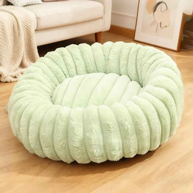 Le Donut Sleepy Buddy — panier rond tout doux