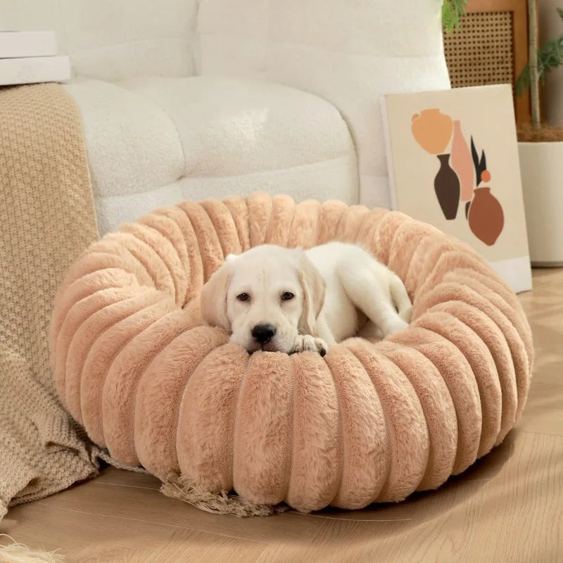 Le Donut Sleepy Buddy — panier rond tout doux