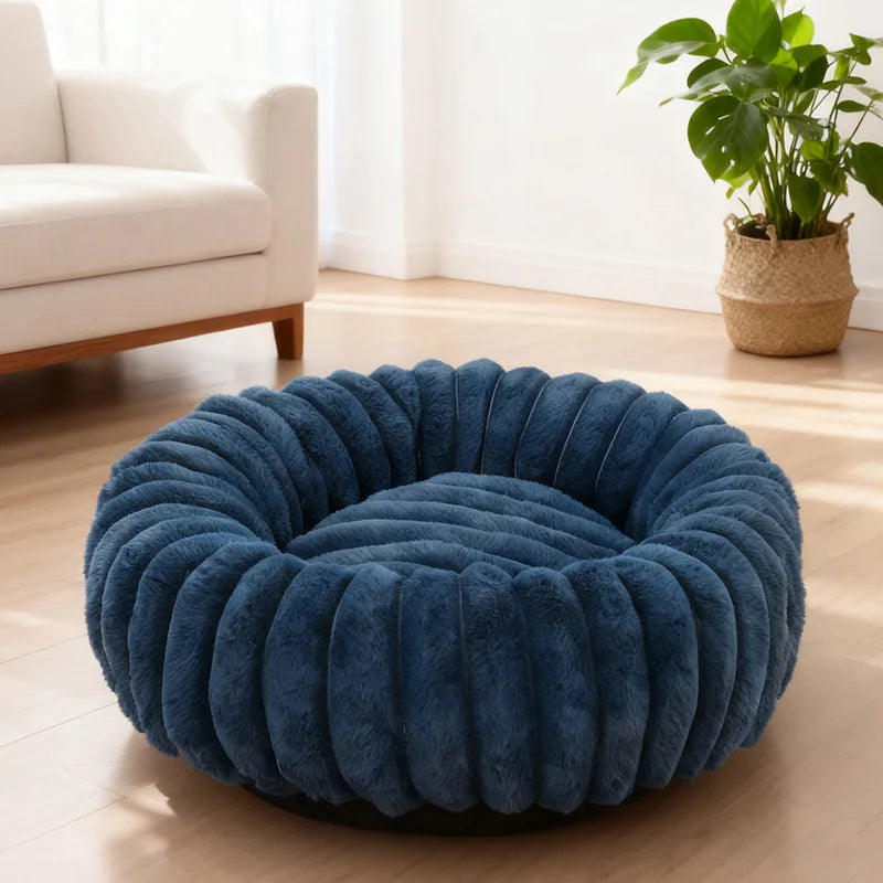 Le Donut Sleepy Buddy — panier rond tout doux