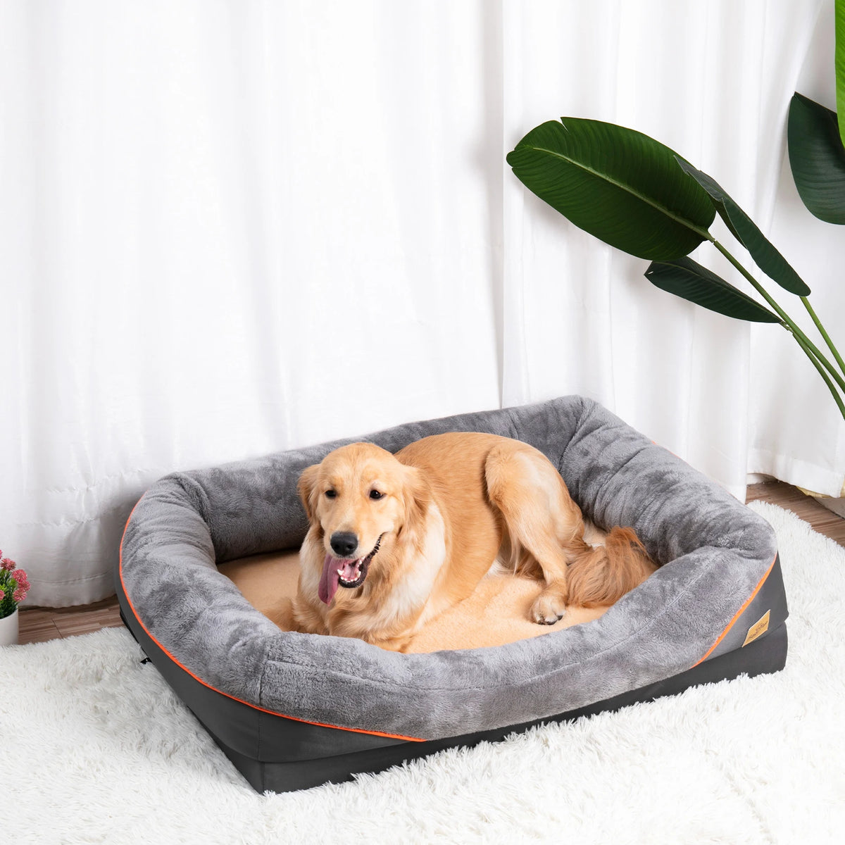 Le Nid Robuste Sleepy Buddy — panier à hauts rebords déperlant pour chien