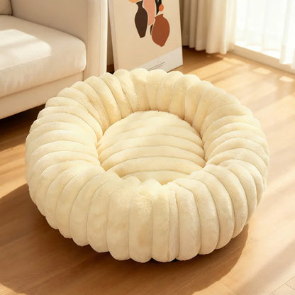 Le Donut Sleepy Buddy — panier rond tout doux
