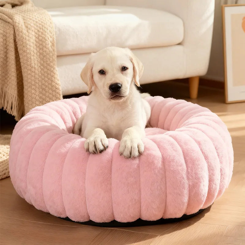Le Donut Sleepy Buddy — panier rond tout doux