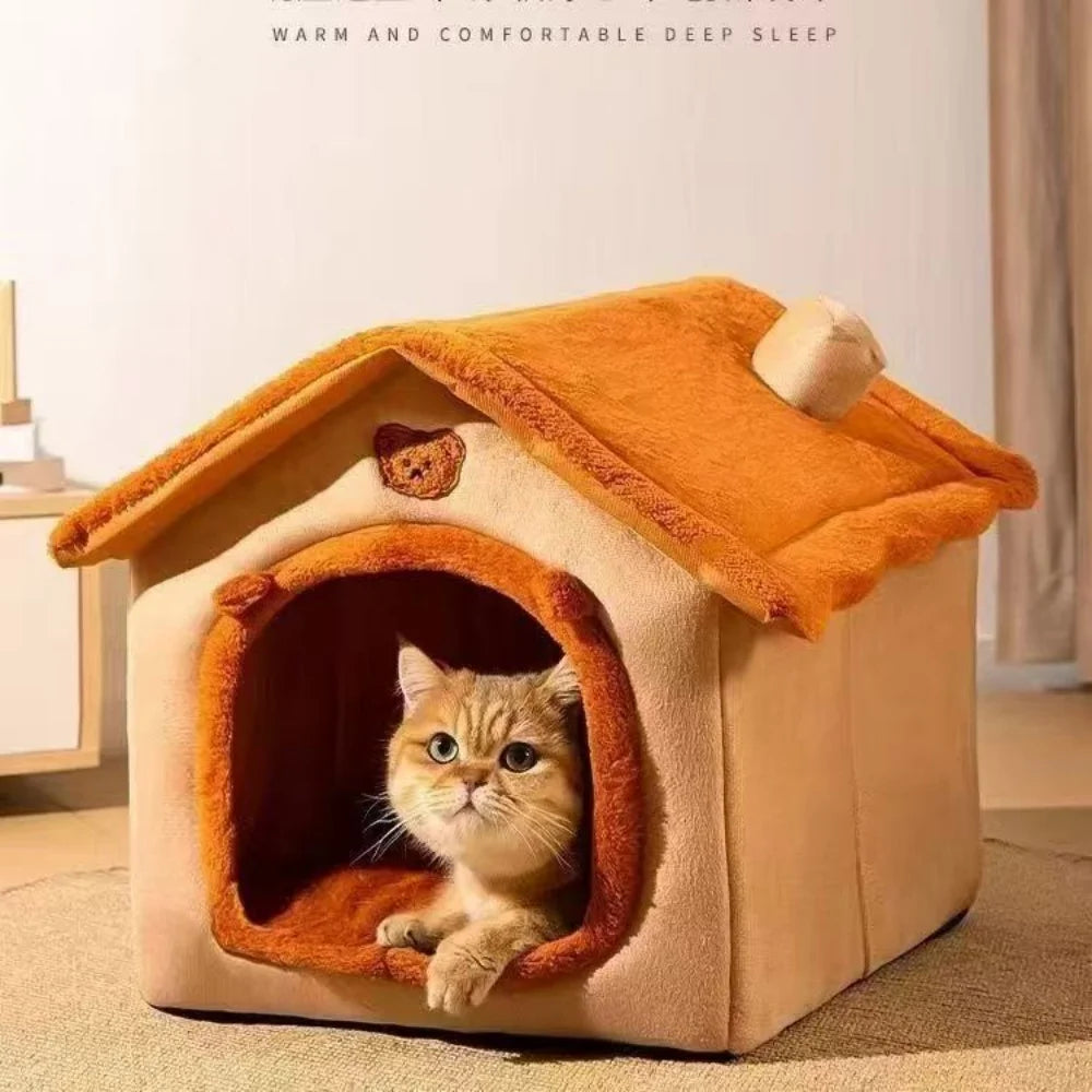 La Maisonnette Sleepy Buddy — lit cabane pour chat