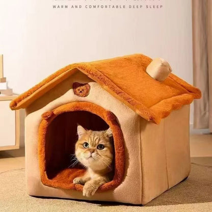 La Maisonnette Sleepy Buddy — lit cabane pour chat