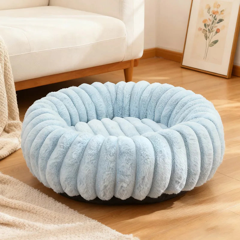 Le Donut Sleepy Buddy — panier rond tout doux