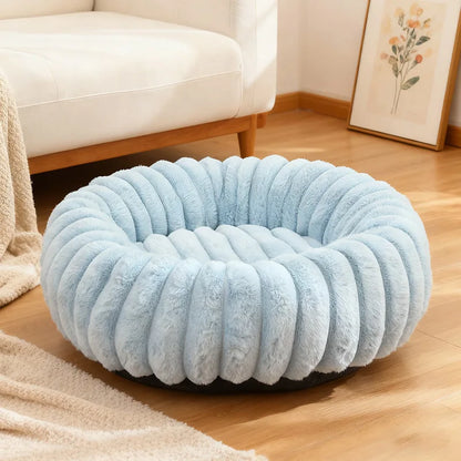Le Donut Sleepy Buddy — panier rond tout doux